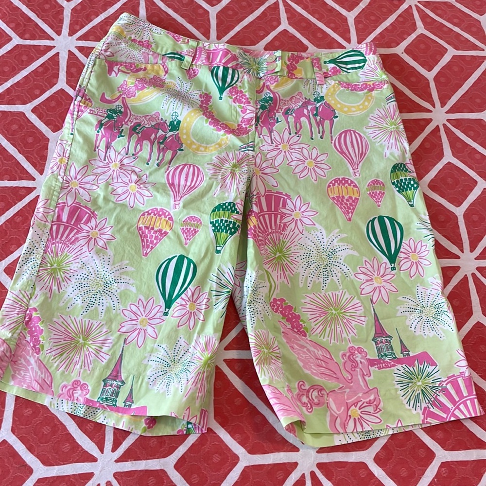 Lilly Pulitzer vintage shorts perfect for celebrating Kentucky Derby!